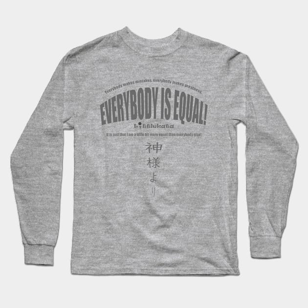 Equality Long Sleeve T-Shirt by Littlekata